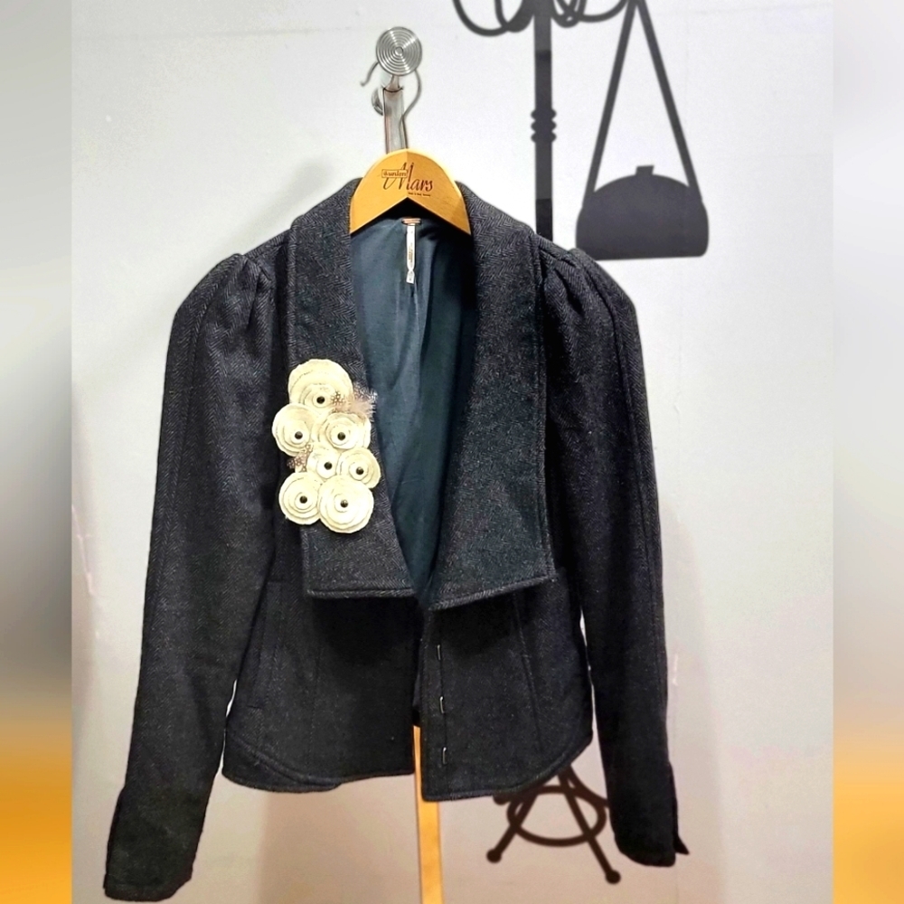 💙Aritzia Free People Womens Wool Blazer